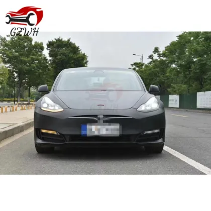 Model 3 modified to Model s front bumper