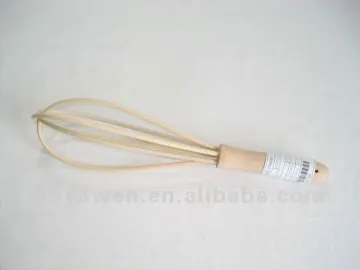 wooden egg beater