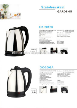 1.7L Stainless steel electric kettle in Cixi,Ningbo