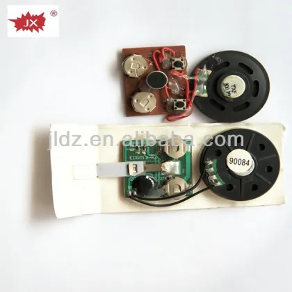 Voice Recording Greeting Card Circuits for Cards and Toys