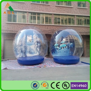 Nice christmas items large christmas inflatable snow globe hot sale