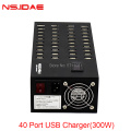 Station de charge de bureau USB de 40 ports USB