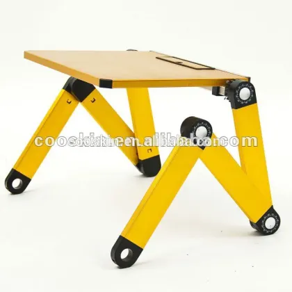 Cooskin New arrival Aluminium folding computer study table laptop stand