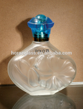 50ml new design high quality perfume bottle glass with snap sprayer
