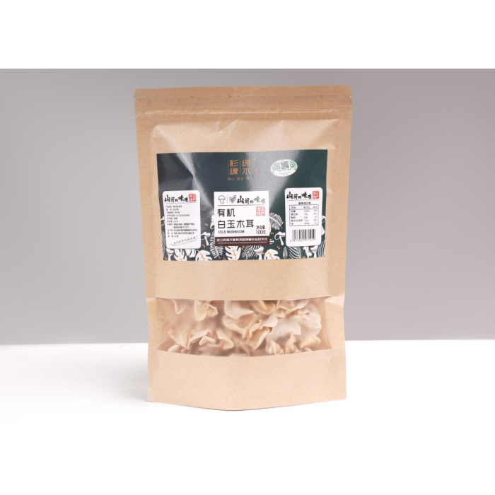 100g de fungo branco de orelha de madeira seca