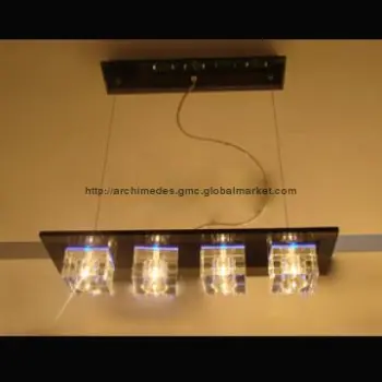 Pendant Light, Crystal 2lights,ITEM P8870-4