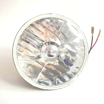 7 Inch Round Crystal Metal T10 Parking Semi Sealed Beam Headlight for Tractor Truck Car Accessories