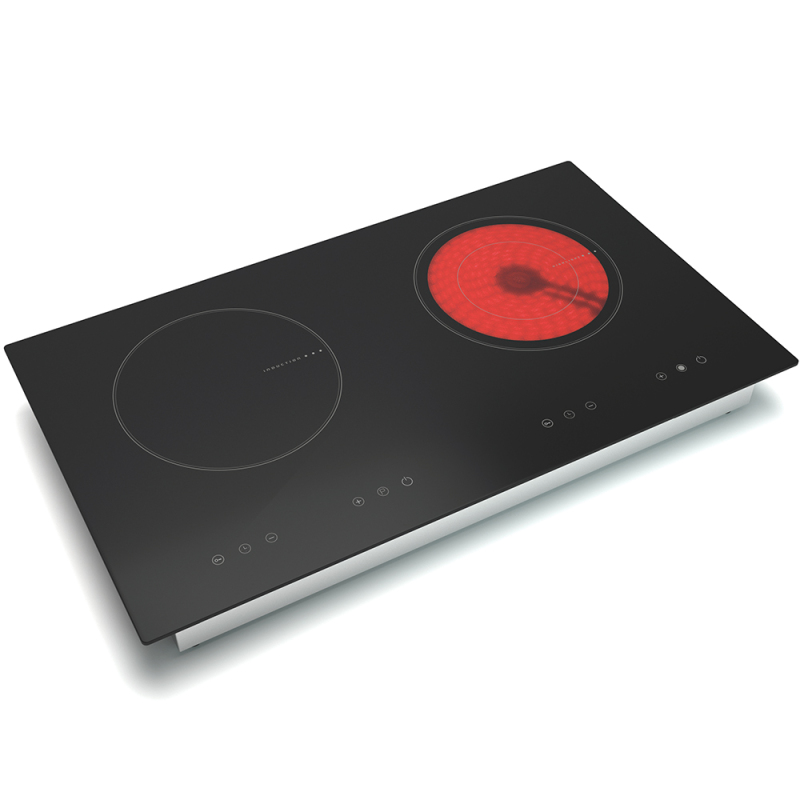 CB CE 110V Two Burners Double Burner Super Thin Aluminum Housing Touch Button Built In Induction Cooker Ceramic Cooker Hob