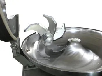 03 HRSD 304 stainless steel 125L meat bowl cutter with 6 cutting knife assembly