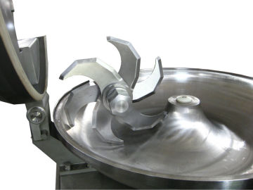 03 HRSD 304 stainless steel 125L meat bowl cutter with 6 cutting knife assembly