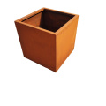 Round Corten Steel Flower Pot