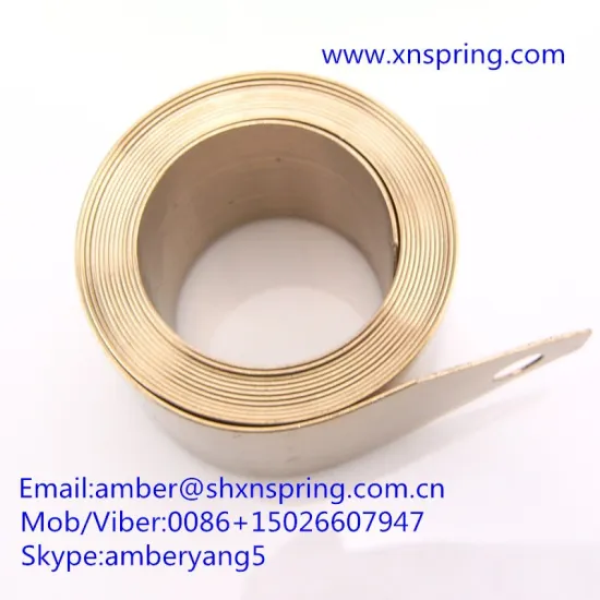 copper yellow constant force spring