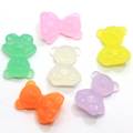 Productos más vendidos Mini colorido oso pequeño cabujones de resina sueltos Kawaii Pastel pegatinas traseras planas para manualidades decoraciones de bricolaje