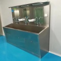 Paslanmaz çelik lavabo dolabı el yıkama ovma lavabosu