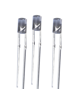 5mm Orange Flat Top Long Leg with Flange Dip LED Diode