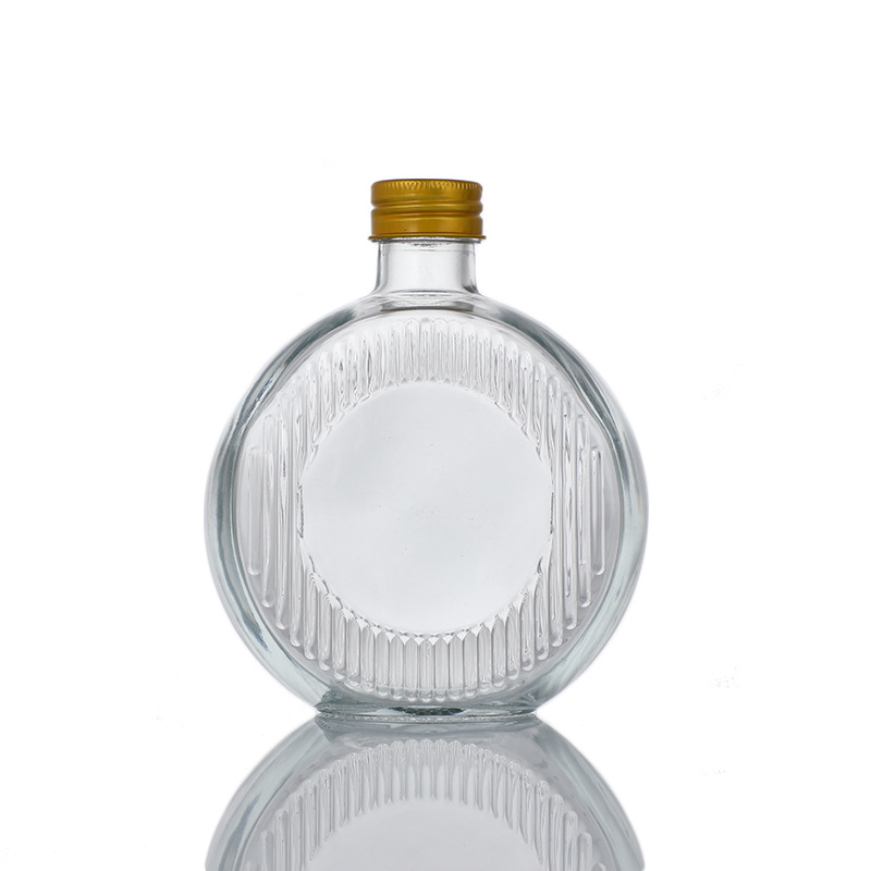 Glass Wine Cocktail Bottle With Screw Aluminum Caps