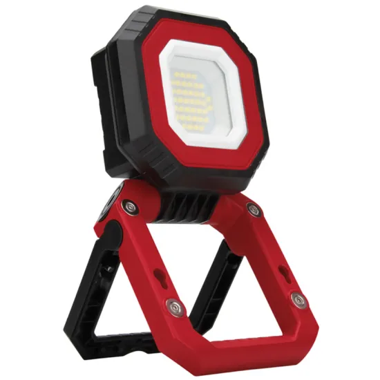 High Lumen Fold LED Work Light 7W IP54 110LM/W 4000K 3-Step Dimming with 18650 Battery