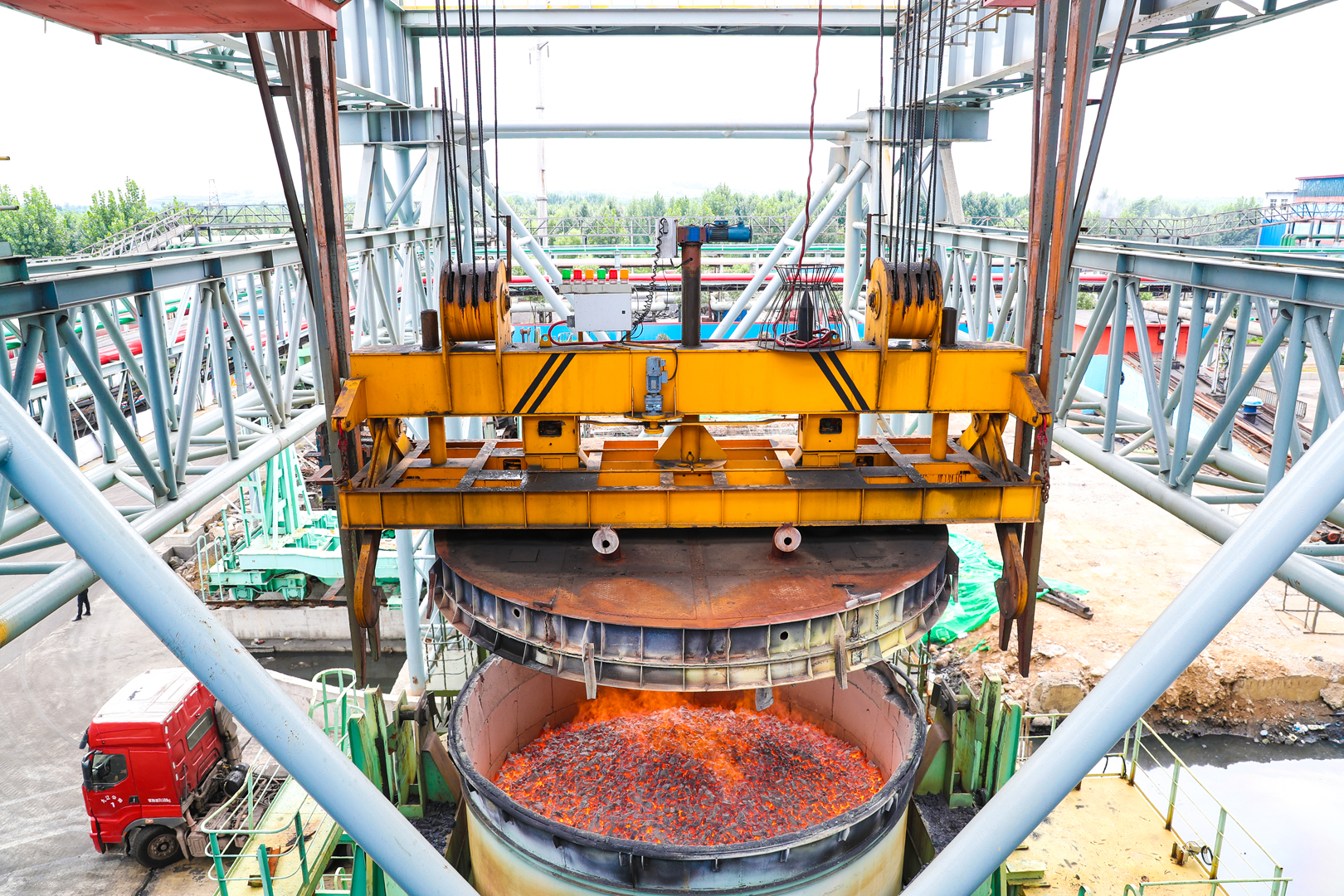 Spezialer Coke -Tank -Gantry -Kran mit großer Kapazität