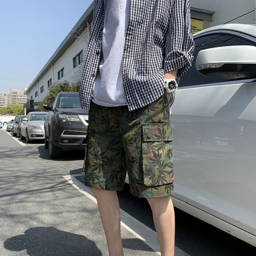 Short de plage camouflage homme