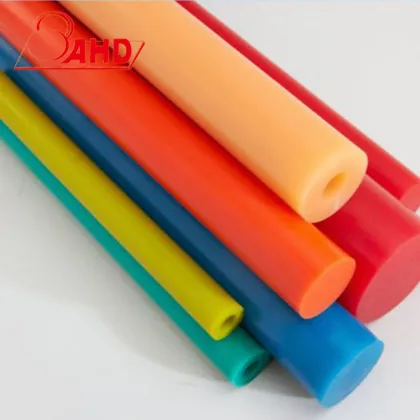 Yellow Red Round Polyurethane Rubber PU Rod