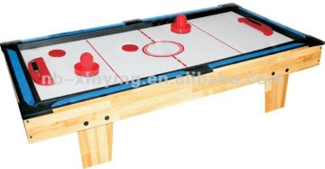 wooden 3 in 1 table game including pool table,air hockey ,tennis