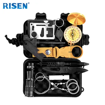 Outdoor Survival Kit Camping With Water Filter Straw