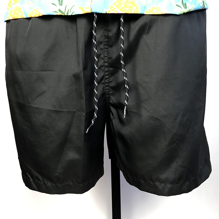 top good quality men black strappy shorts