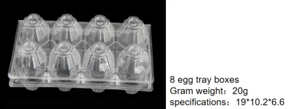 8 Holes Egg Box Egg Tray