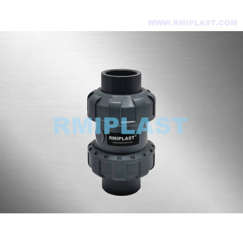 PVC Double Union Ball Check Valve 2 inch