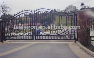 Double wrought iron gates FG-097