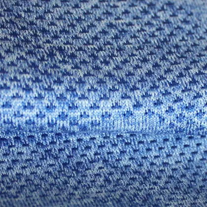 Summer Sports Clothes Fabric: Breathable Coolmax Polyester Nylon Silverfiber Jacquard Knitted Fabric
