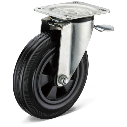 125mm Medium duty Swivel PU Caster,small caster wheels