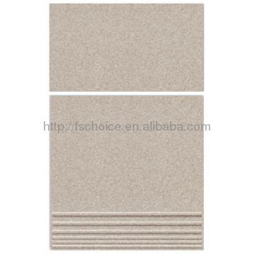 porcelain red brick floor tile for step