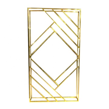 Gold Stainless Steel Wedding Backdrop Stand for Wedding Decoration