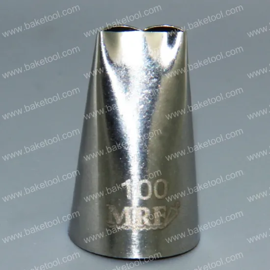Food grade Stainless steel cake decorating tools, flower piping nozzles with high quality#100