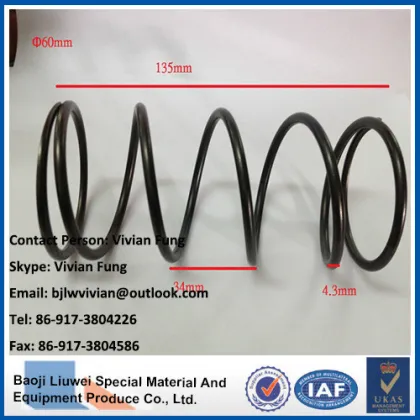 high quality titanium spring from baoji liuwei