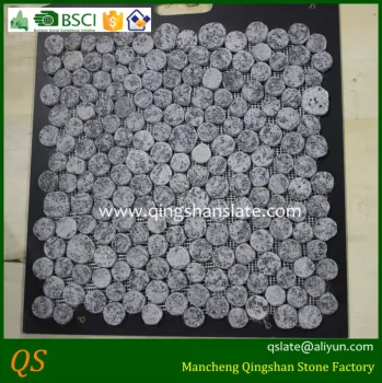 round natural granite stone bathroom floor tiles