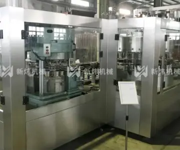 high speed 6 heads can filling and seaming sealing machine