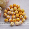 Noble Double Colored Jade Loose Beads for Necklace