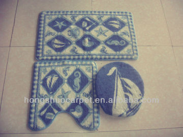 3piece bath mat rug