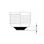 Insulator Cap Height