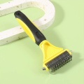 Effective Pet Hair Removal Comb with Two Blades