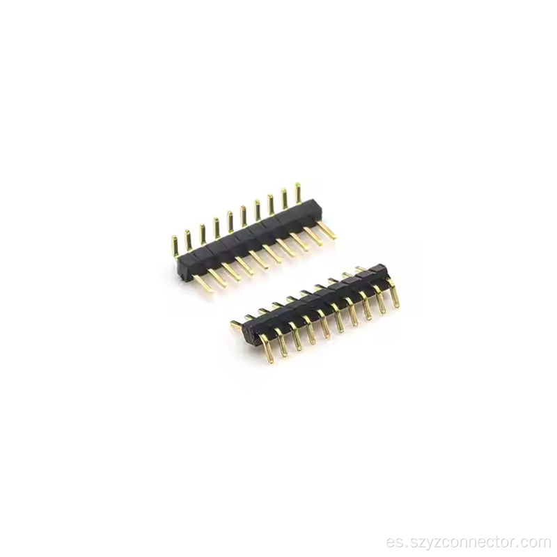Conector de clavija de paso de 1,0 mm en ángulo recto