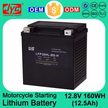 China Best Price 12V Motorcycle Starting Lithium ion polymer LiFePO4 Battery Brand for HD Motorcycle