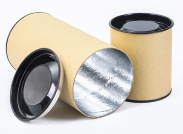Cylinder Coffee Tea Cardboard Packaging Canister Paper Tube