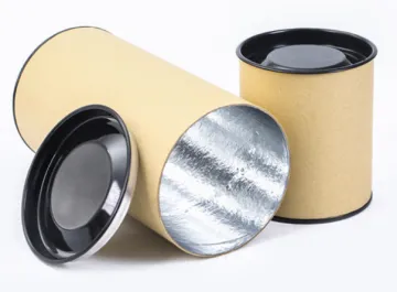 Cylinder Coffee Tea Cardboard Packaging Canister Paper Tube