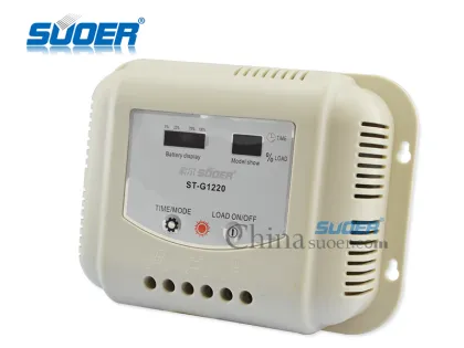 Suoer Solar Panel Controller 20A 12V 24V Solar Controller (ST-G1220)