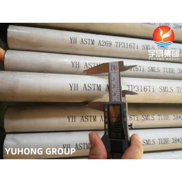 ASTM A269 TP316Ti Stainless Steel Seamless Pipe