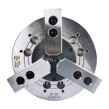 YJMT 3P-08 4 to 15 Inches 3-jaws Wedge Type Non Through-hole Power Chuck for CNC Lathe Machines