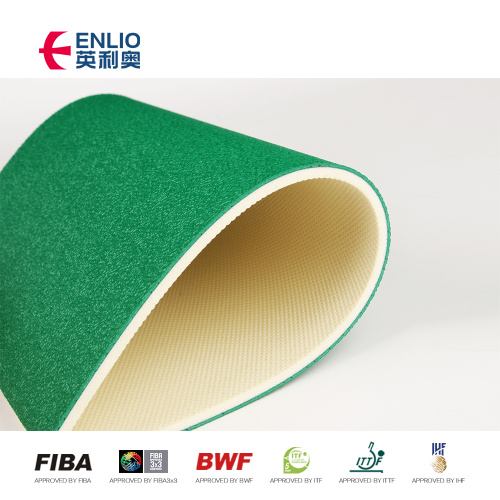 Indoor PVC Badminton Court Mat voor gerechtelijke vloer